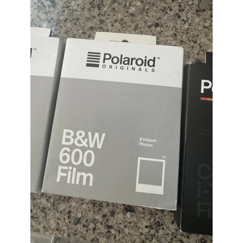 Polaroid 600 Black & White Instant Film *2 PACKS* - Production Date 10/18 New